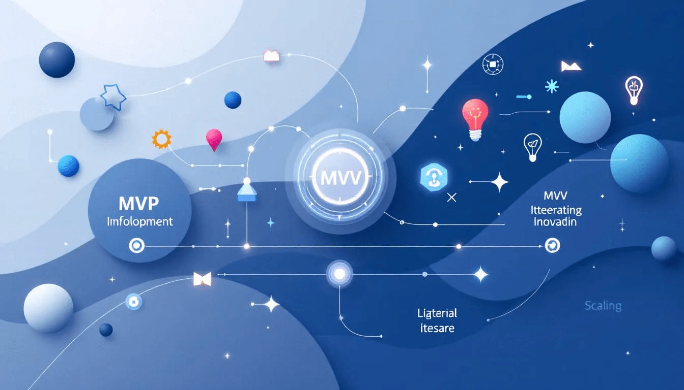 Key components of effective MVP development highlighted in an infographic.