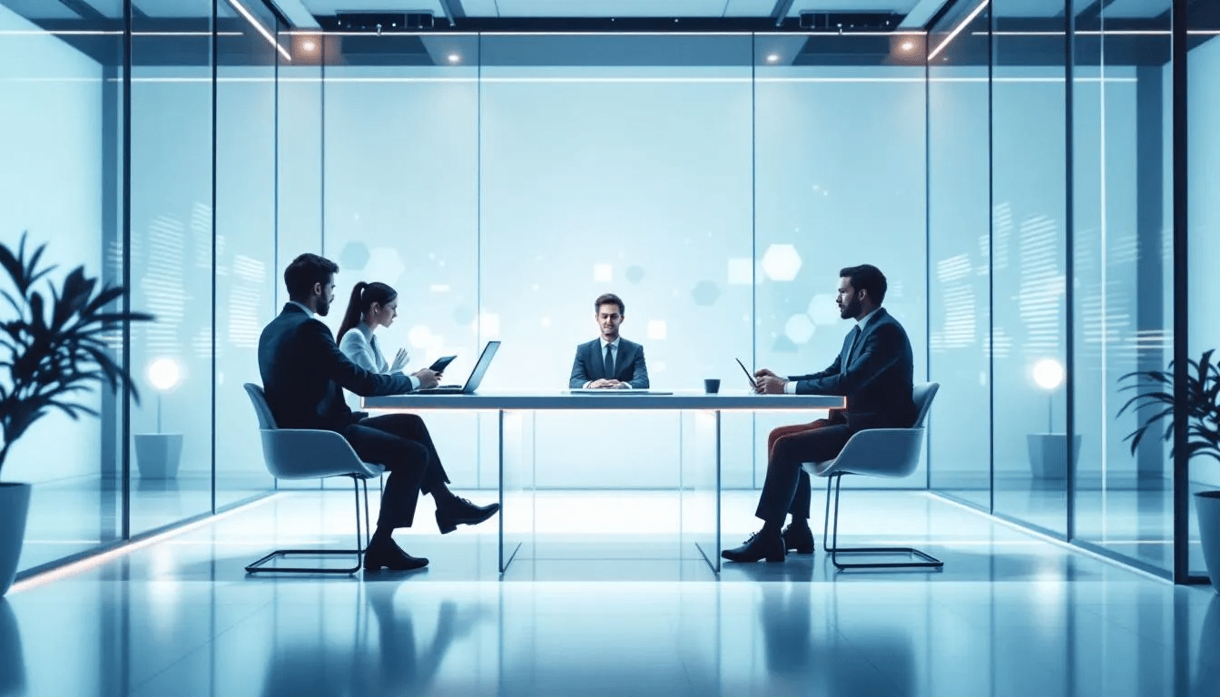 Startup founder evaluating developer soft skills during interview